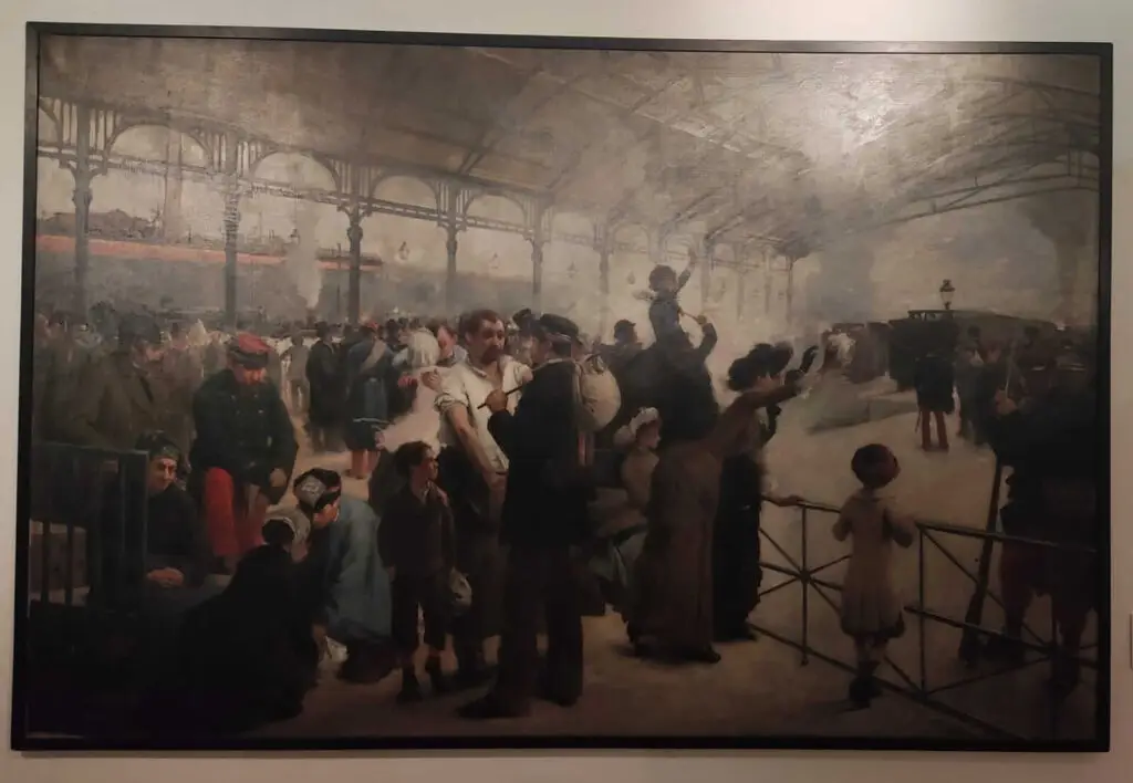 la partida. estacion de austerlitz