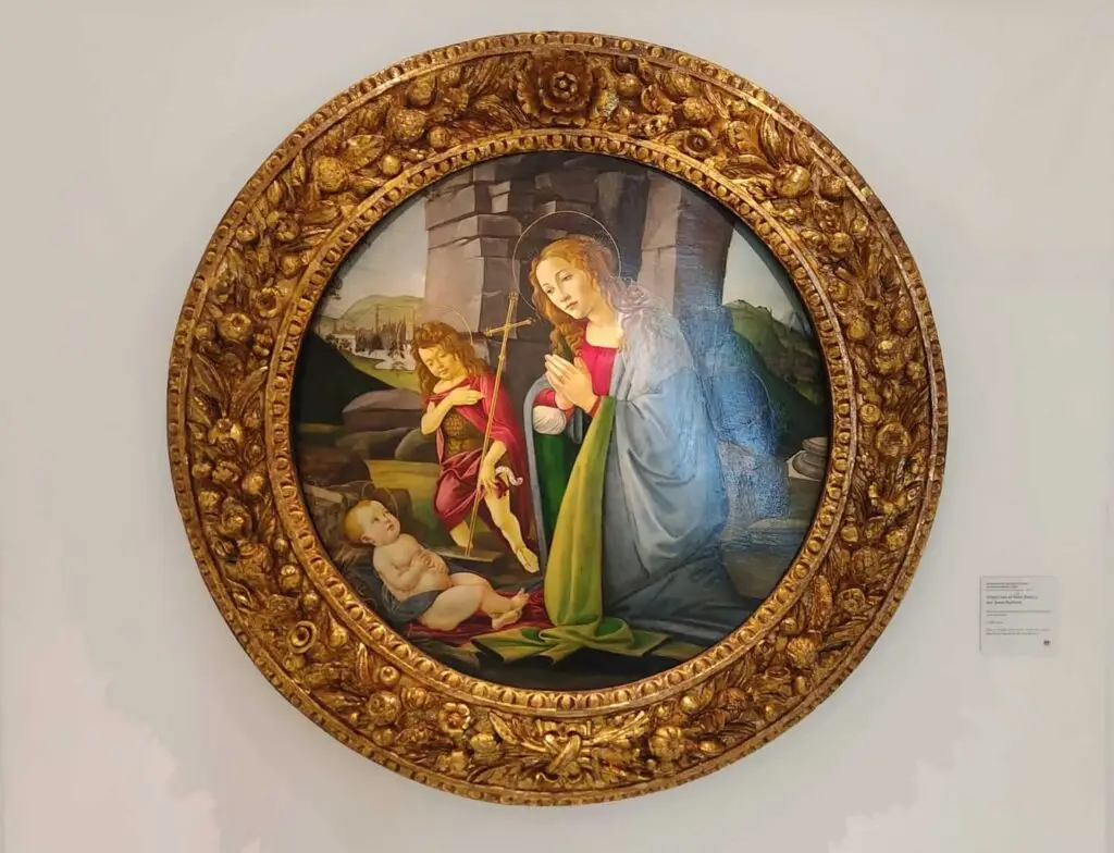 la virgen con el niño y san juan bautista