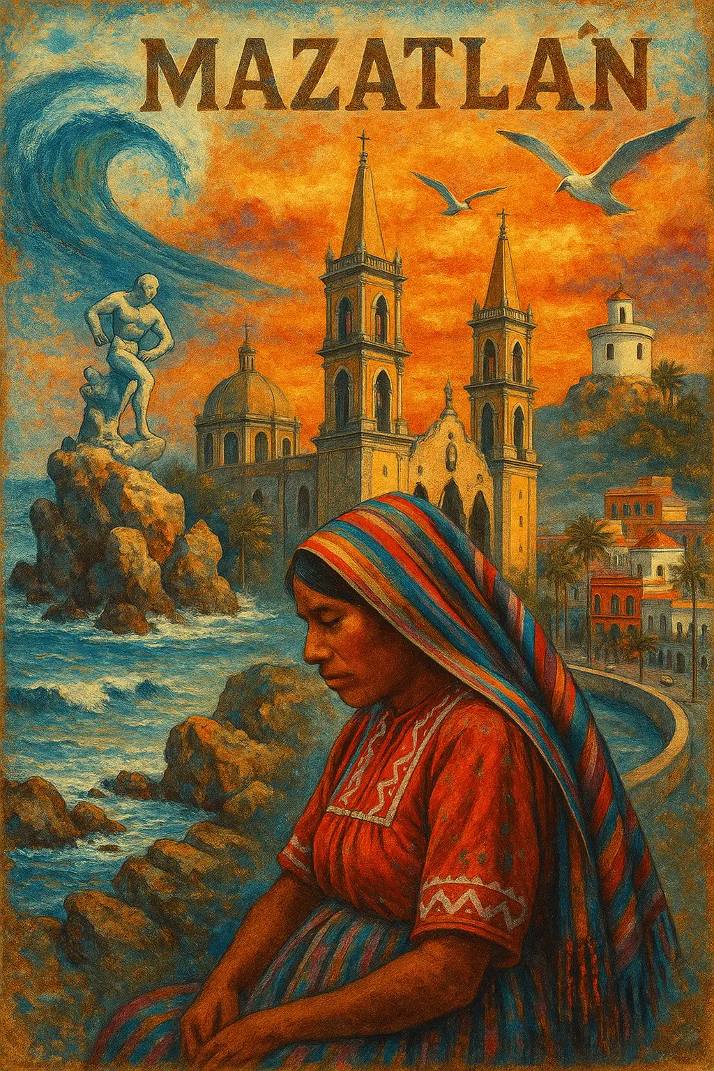 Malecón de Mazatlán Perla del Pacífico