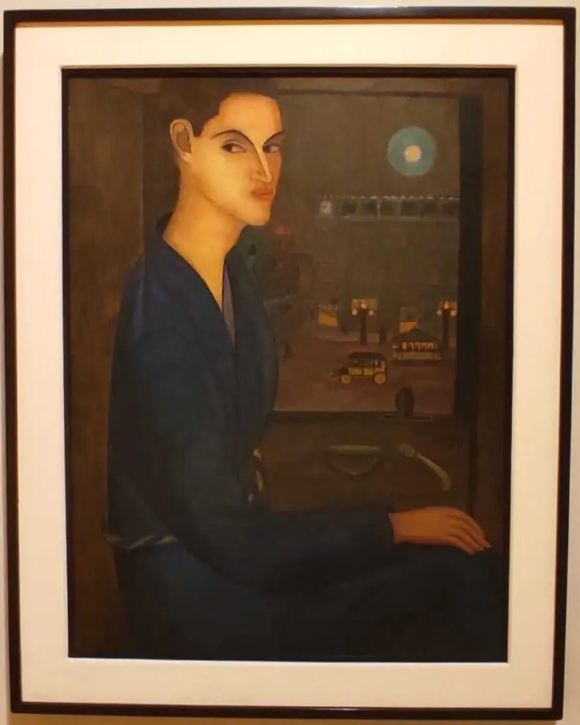 Retrato de Salvador Novo (El taxi)