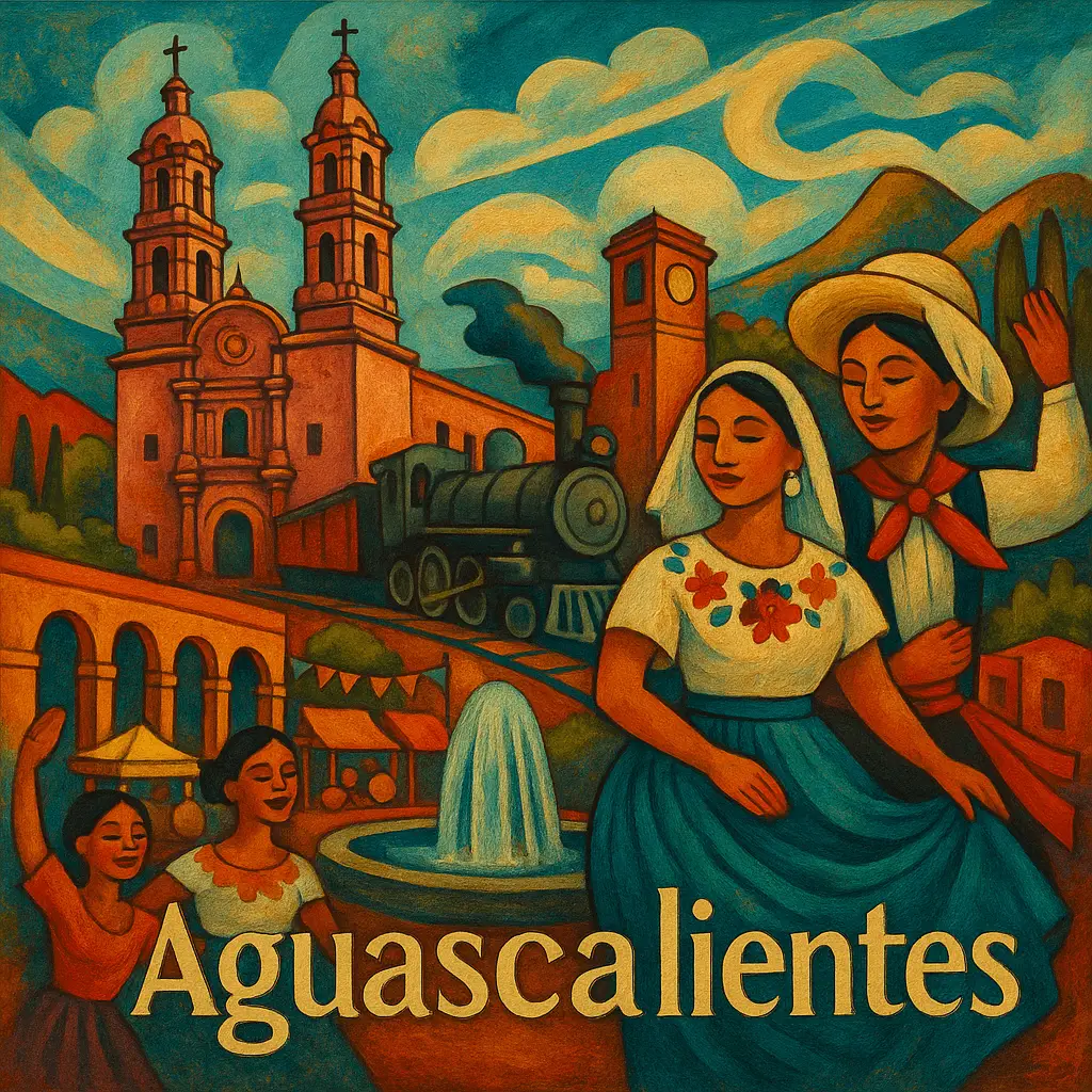 Templo de San Antonio, centro histórico y lugares turísticos de Aguascalientes.