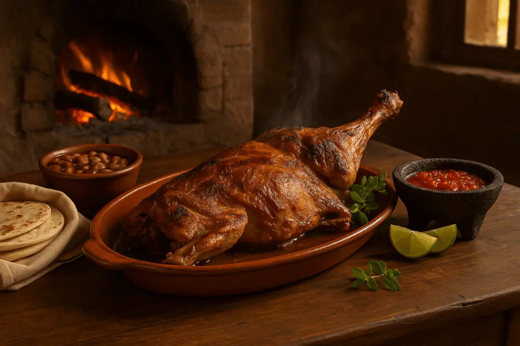 Cabrito al pastor uno de los platillos más antiguos y representativos del norte de México