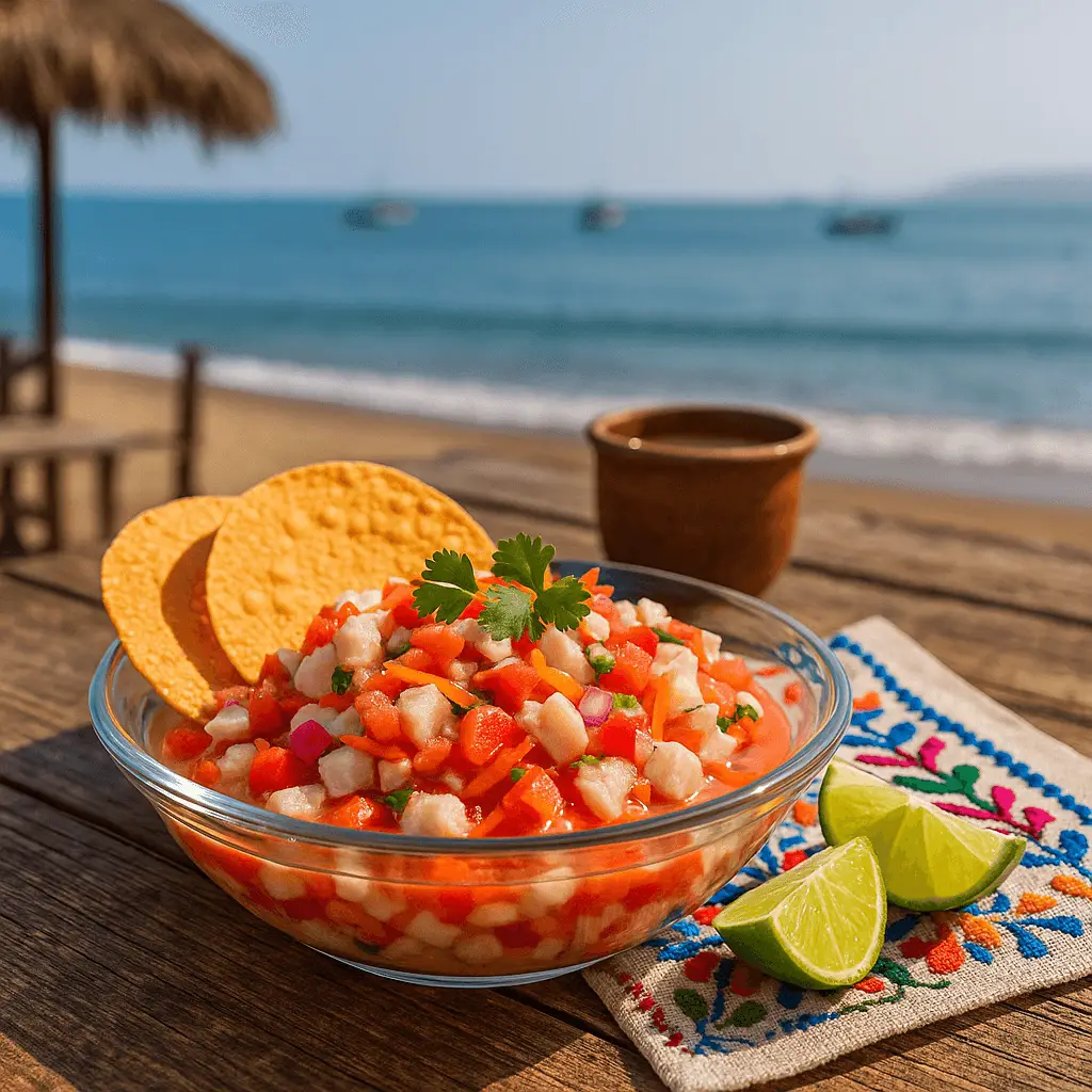 El Ceviche estilo Colima es una comida típica de Manzanillo