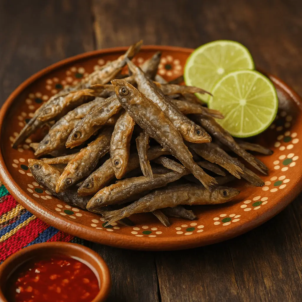 Los charales son una de las comidas típicas de Michoacán