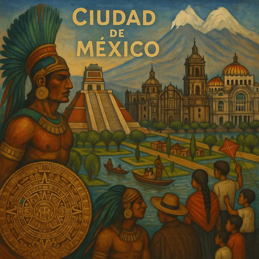 Zócalo, Catedral Metropolitana y lugares turísticos de la Ciudad de México,