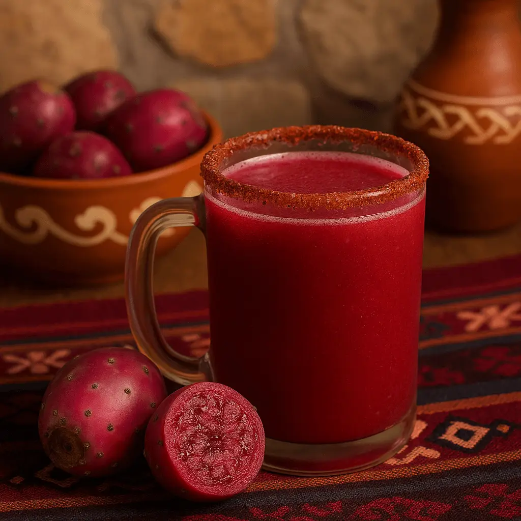 El colonche es una bebida alcohólica tradicional de origen prehispánico, originaria de los estados de Zacatecas y San Luis Potosí