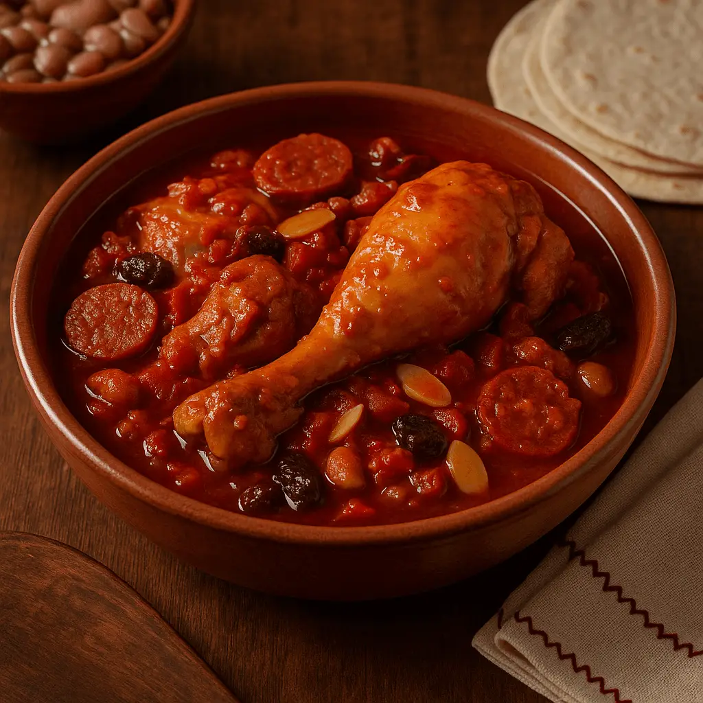 Gallina Borracha platillo originario de la Comarca Lagunera 