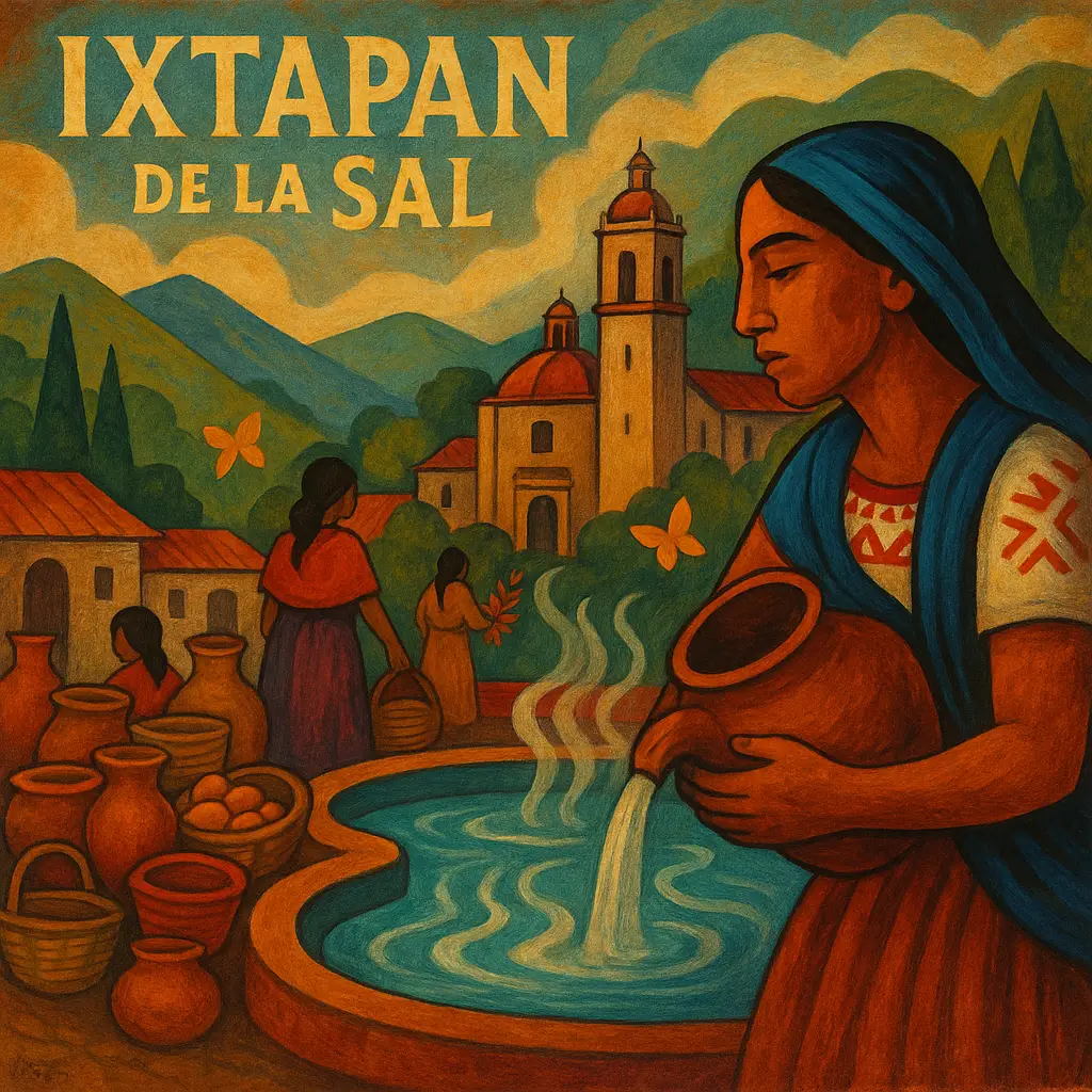 Aguas termales y entorno natural de Ixtapan de la Sal, Estado de México.