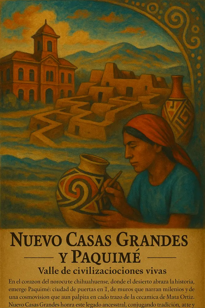 Ruinas prehispánicas de Paquimé, patrimonio mundial en Nuevo Casas Grandes, Chihuahua.