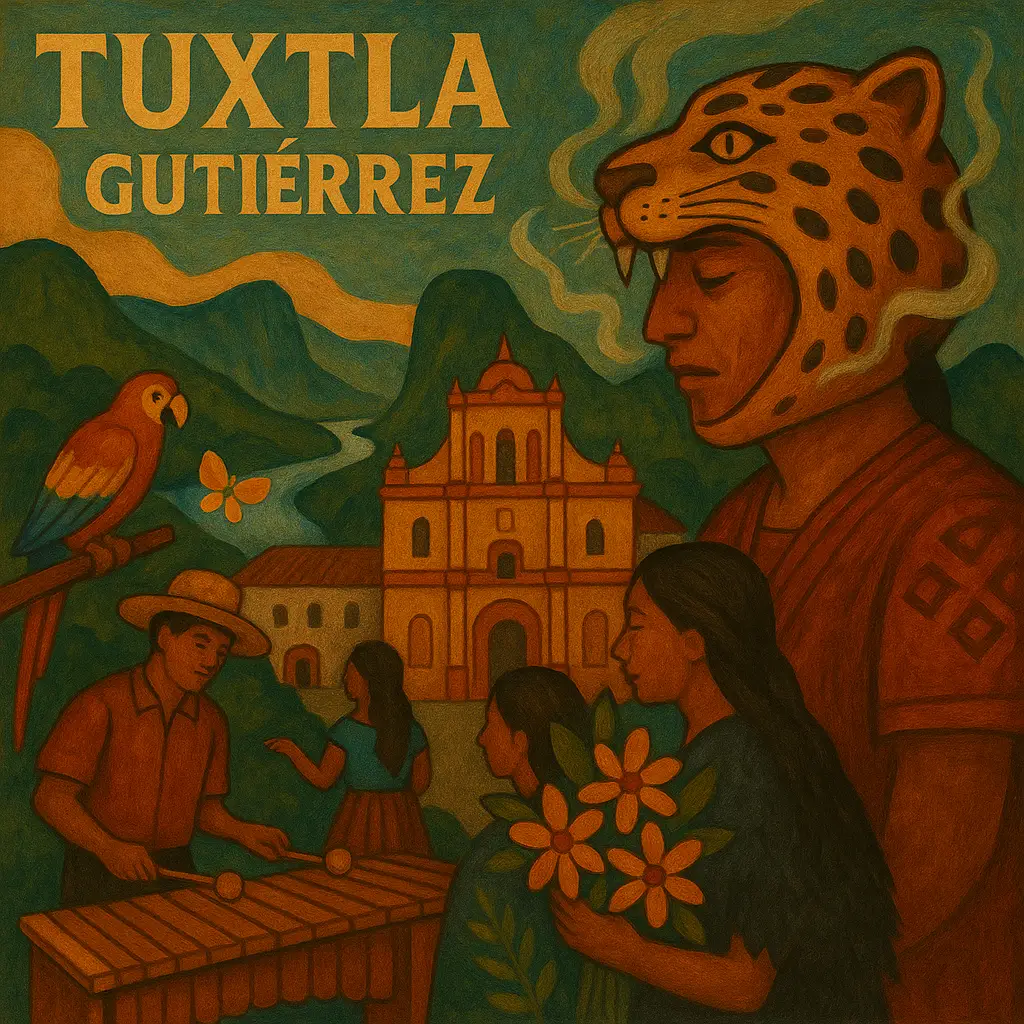 Cañón del Sumidero y río Grijalva en Tuxtla Gutiérrez, Chiapas.
