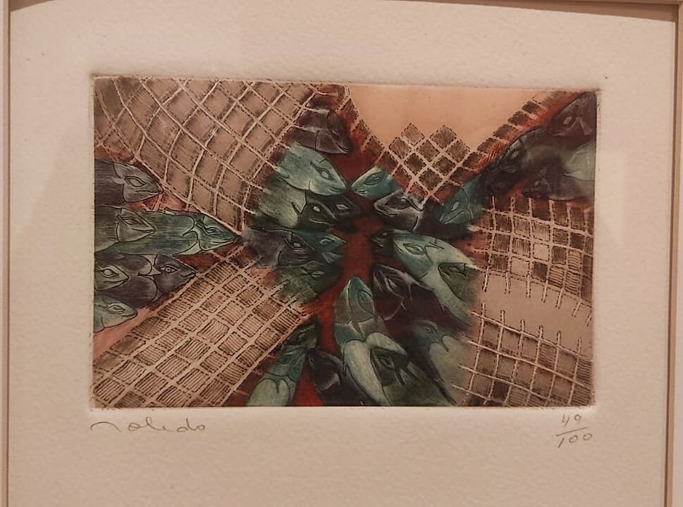 Grabado de la serie Toledo-Sahagún